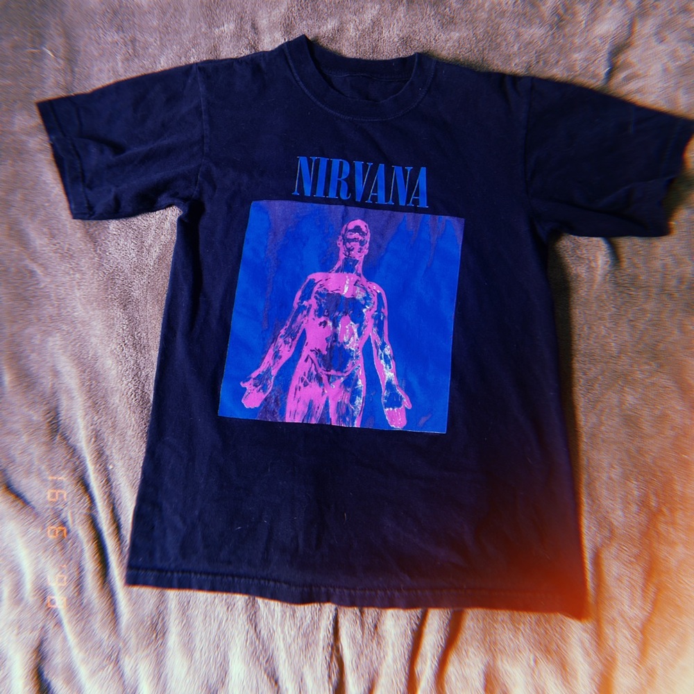 Vintage Nirvana 1992 SLIVER t-shirt. Original